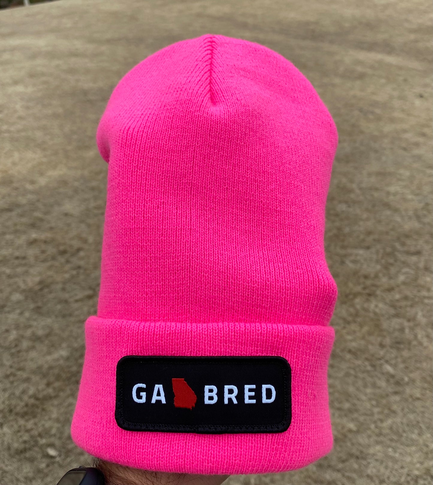 GA BRED BEANIE (PINK)